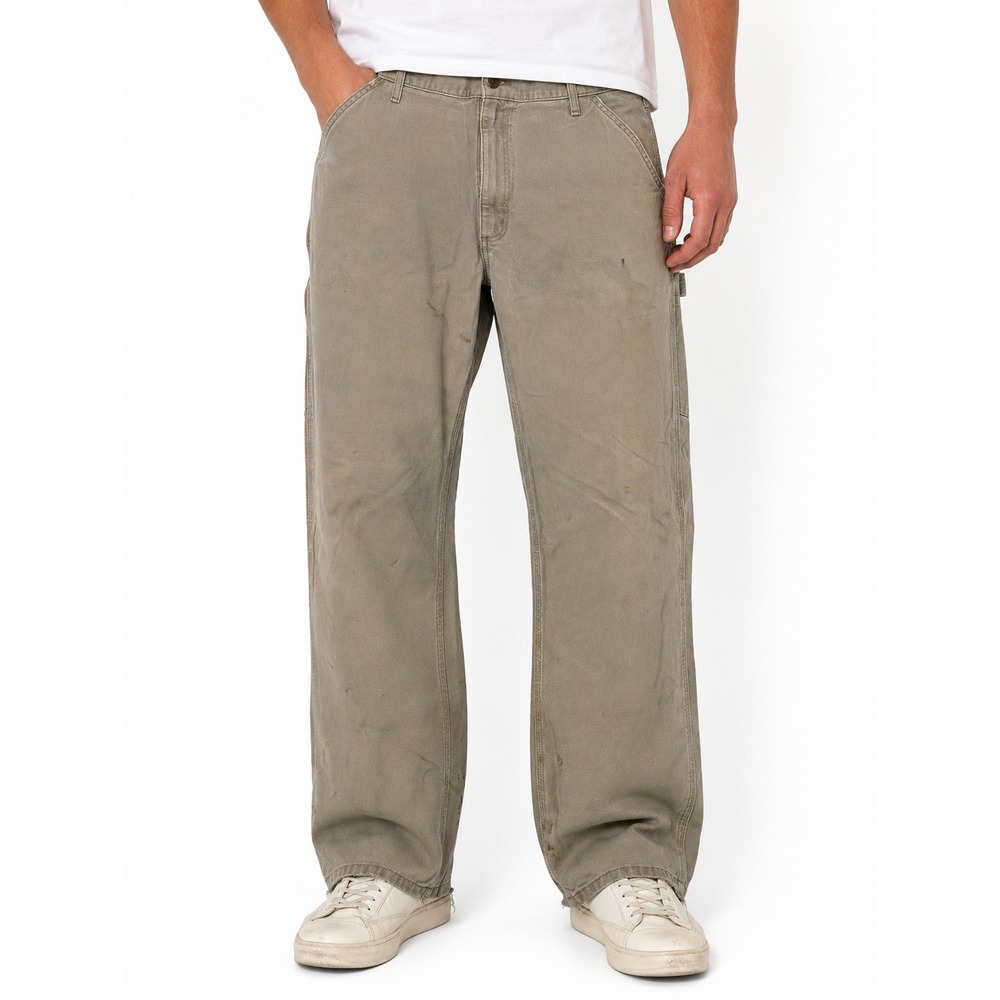 Carhartt B11 DES Mens Original Dungaree Fit Carpenter Pants Desert Tan 42x32
